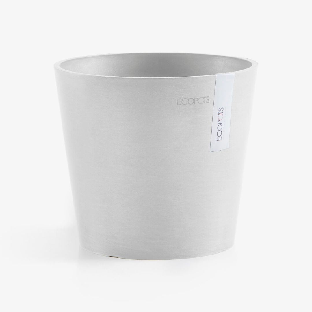 Ecopots Amsterdam Mini Pot Pure White