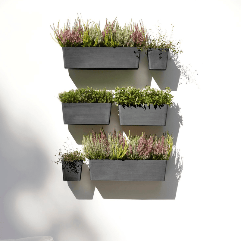 Ecopots Manhattan Wall Dark Grey - The Garden HouseEcopots