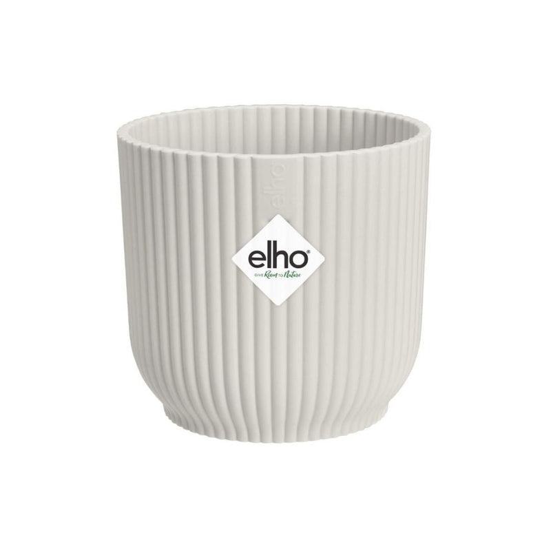 Elho Vibes Round Silky White - The Garden HouseElho