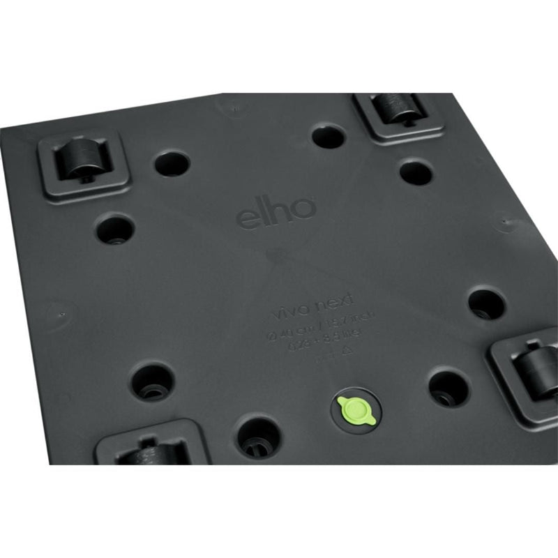 Elho Vivo Next Square 40cm Living Black - The Garden HouseElho