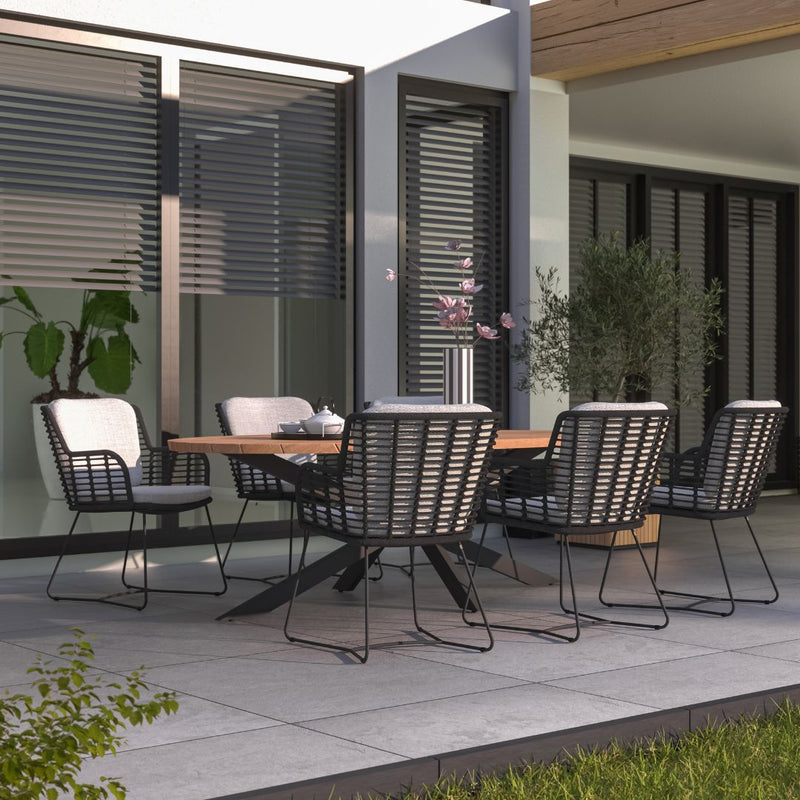 Fabrice 6 Seat Dining Set - The Garden House4 Seasons