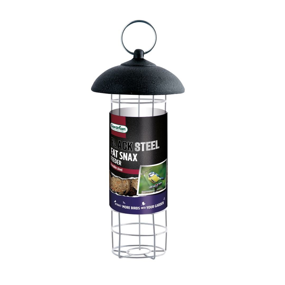 Gardman Black Steel Fat Snax Feeder