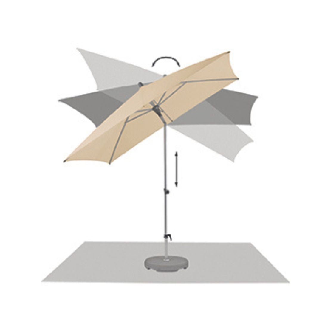 Glatz Alu-Smart Round Parasol 2.5m