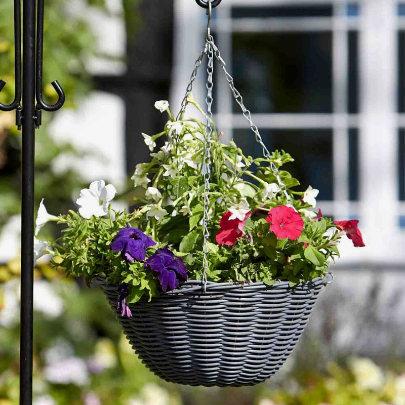 Hanging Basket Slate 14"