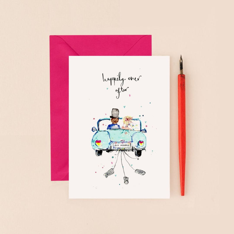 Happily Ever After Wedding Card