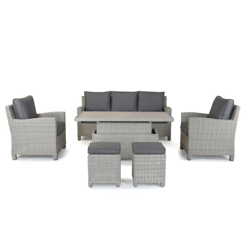 Kettler Palma Sofa Set High/Low Alu Slat Table