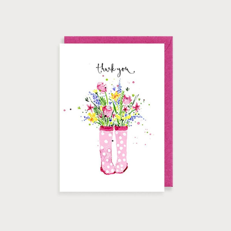 Thank You Flowers Card - The Garden HouseLouise Mulgrew