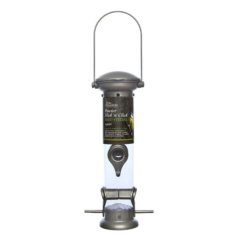 Tom Chambers Pewter 4-Port Seed Feeder