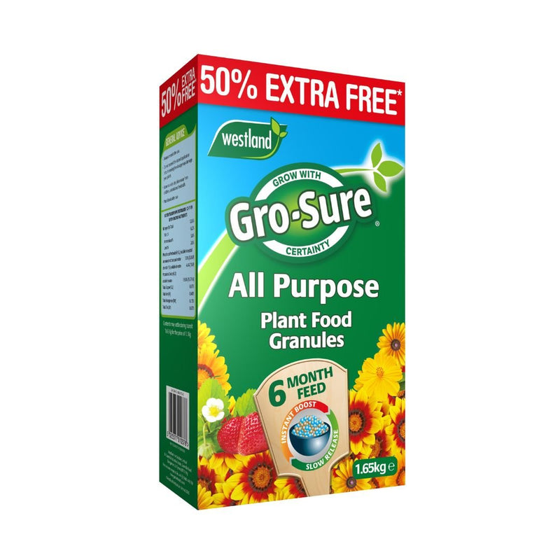 Westland Gro-Sure All-Purpose Slow Release Plant Food+50% Extra Free