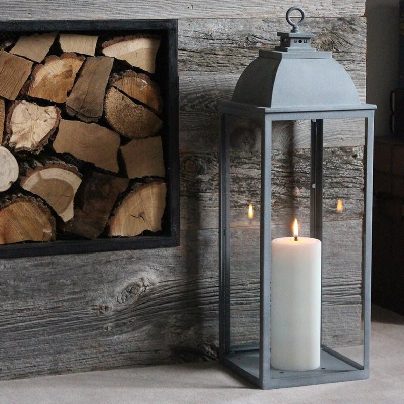 Zinc Candle Lantern