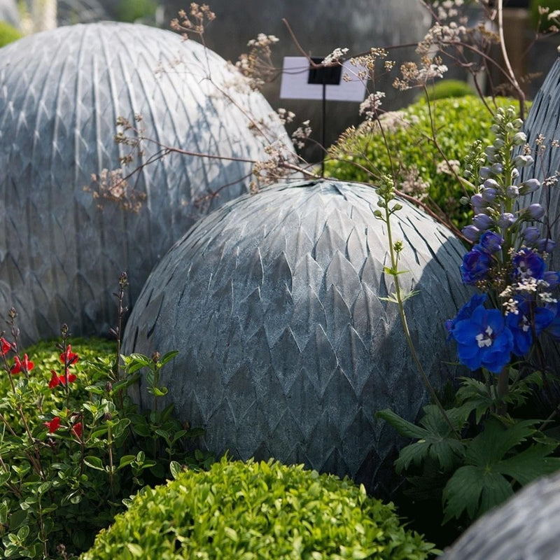 Zinc Leaf Ball - The Garden HouseA Place In The Garden